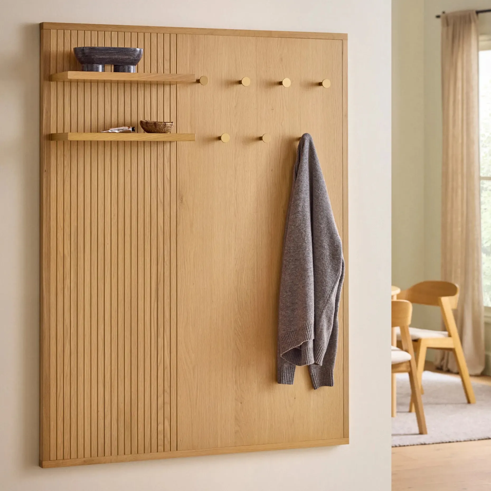 Kouva 47" Wall Panel - Natural Oak