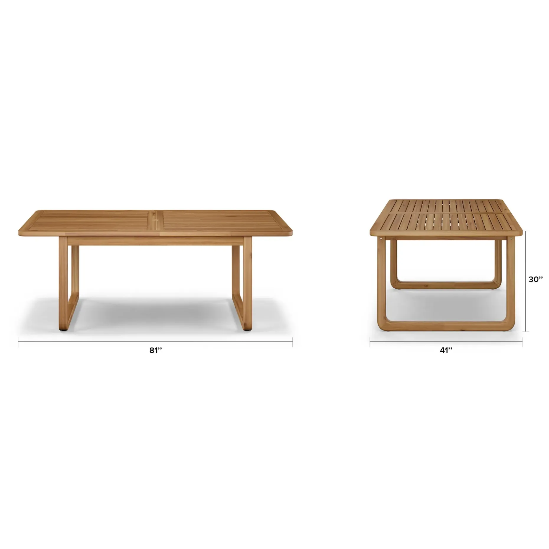 Laholm 81" Outdoor Dining Table - Acacia