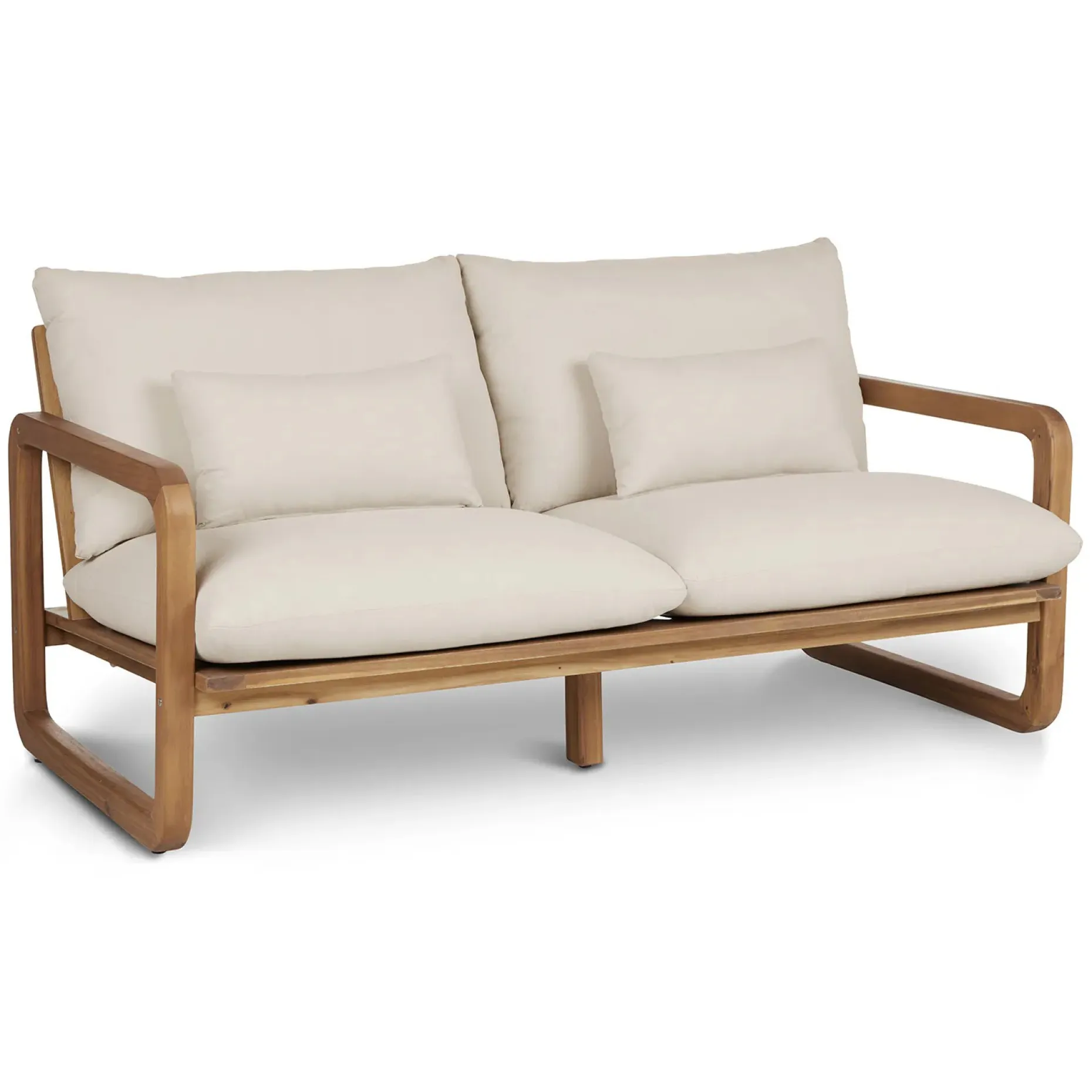 Laholm 70" Outdoor Loveseat - Dravite Ivory