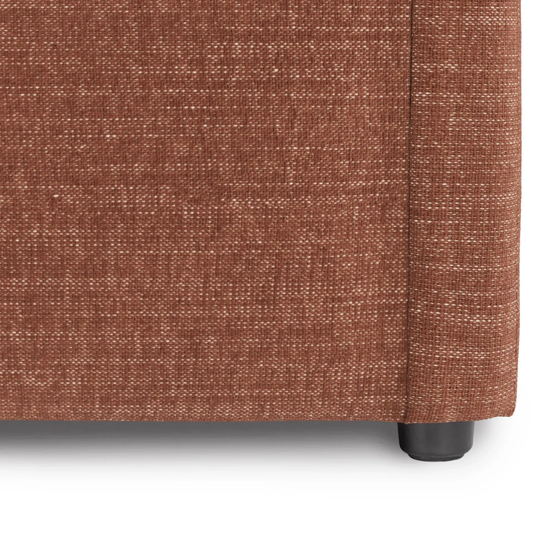 Landry 91" Corner Sectional - Napa Rust
