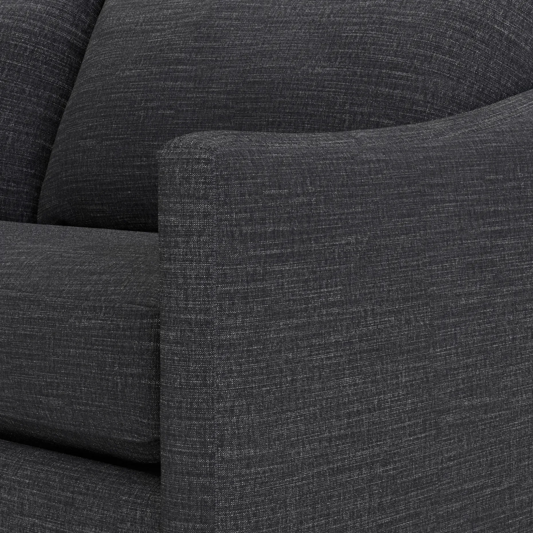 Landry 109" Left Storage Sleeper Sectional - Napa Charcoal