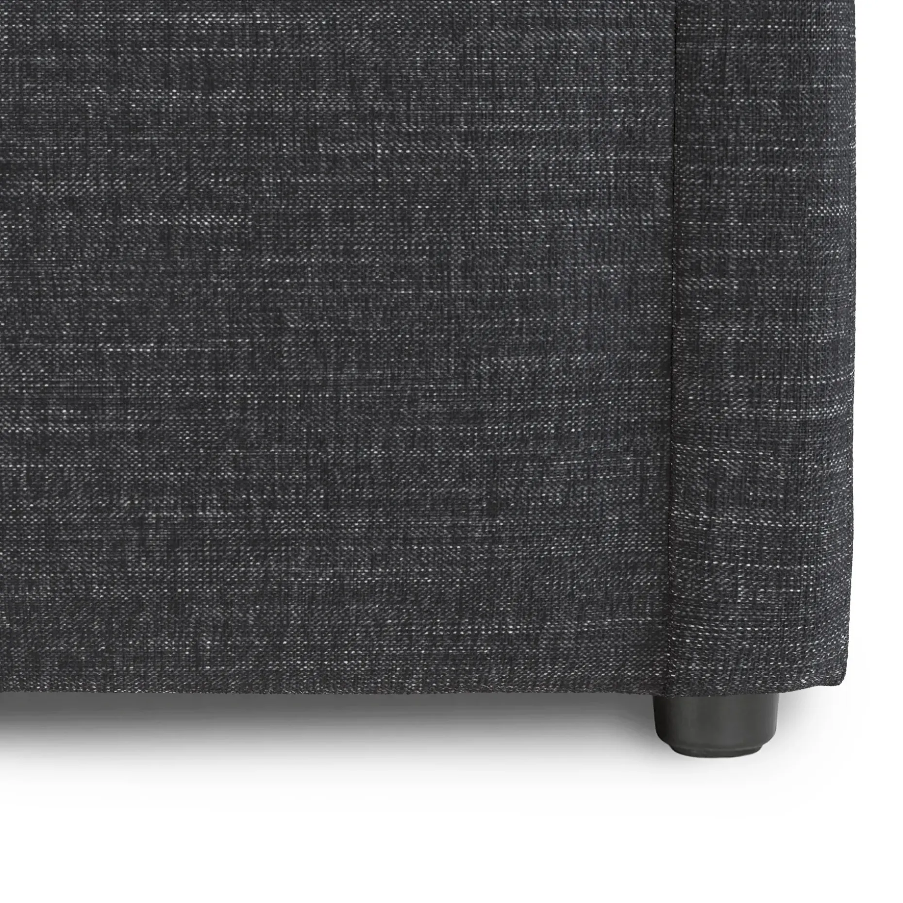 Landry 109" Left Storage Sleeper Sectional - Napa Charcoal