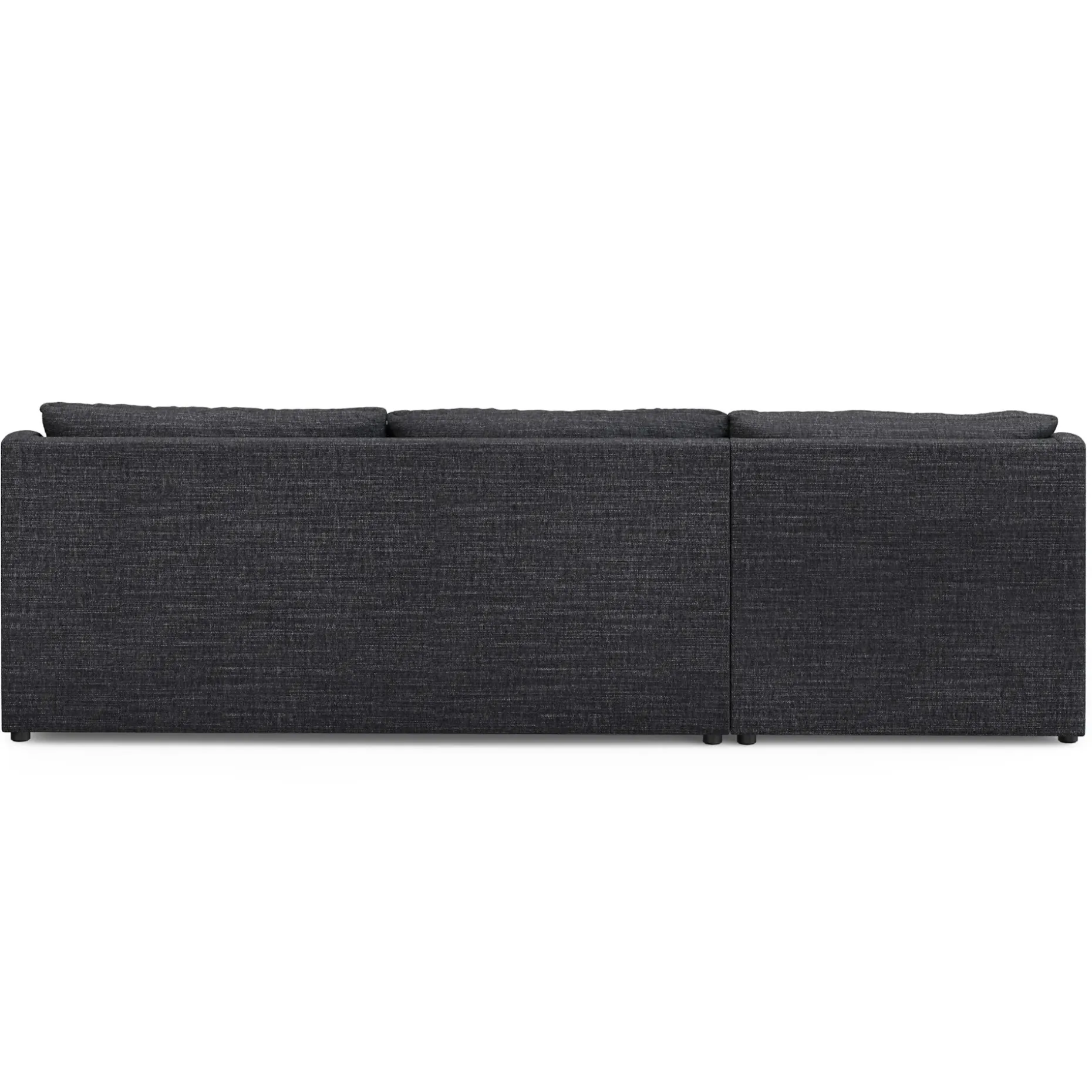 Landry 109" Left Storage Sleeper Sectional - Napa Charcoal