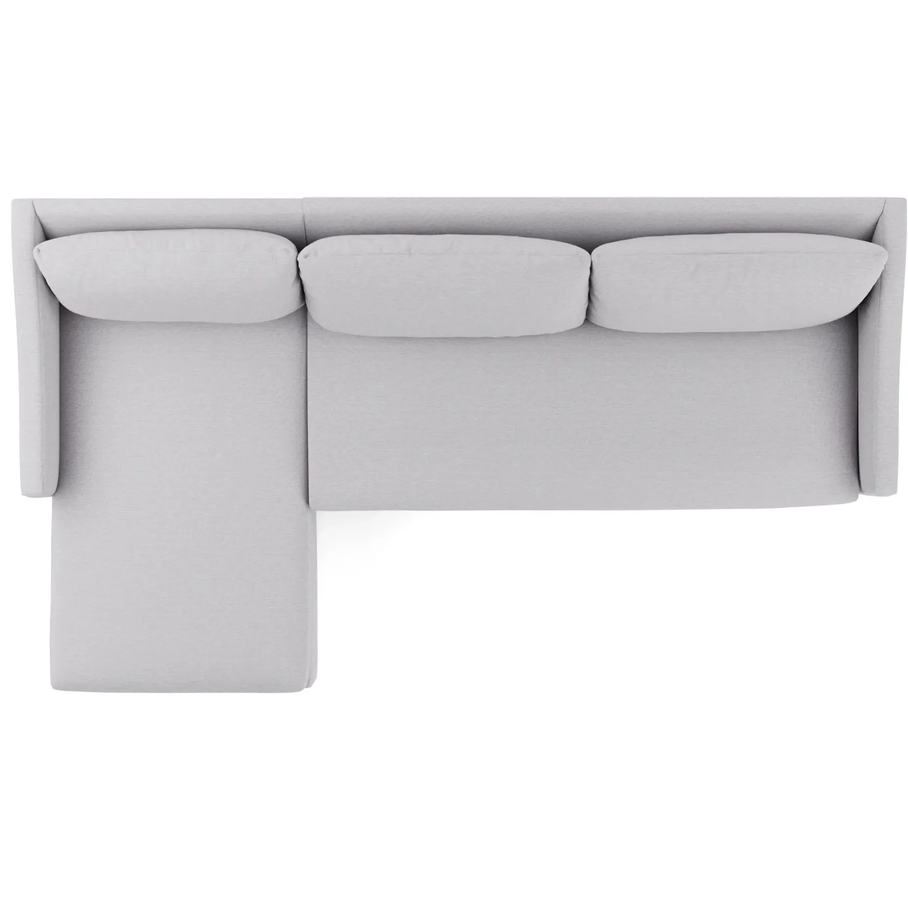 Landry 109" Left Storage Sleeper Sectional - Silver Ivory
