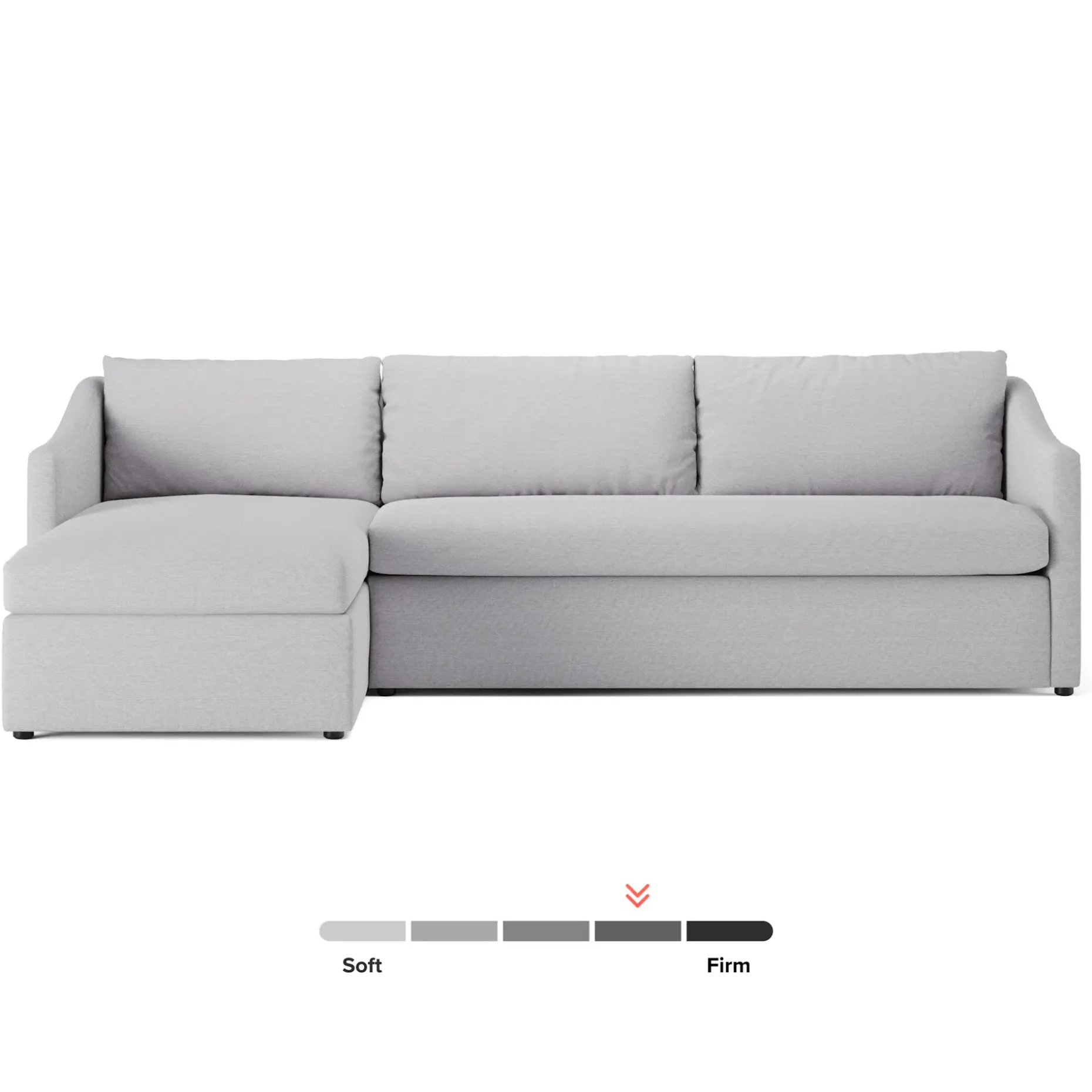 Landry 109" Left Storage Sleeper Sectional - Silver Ivory