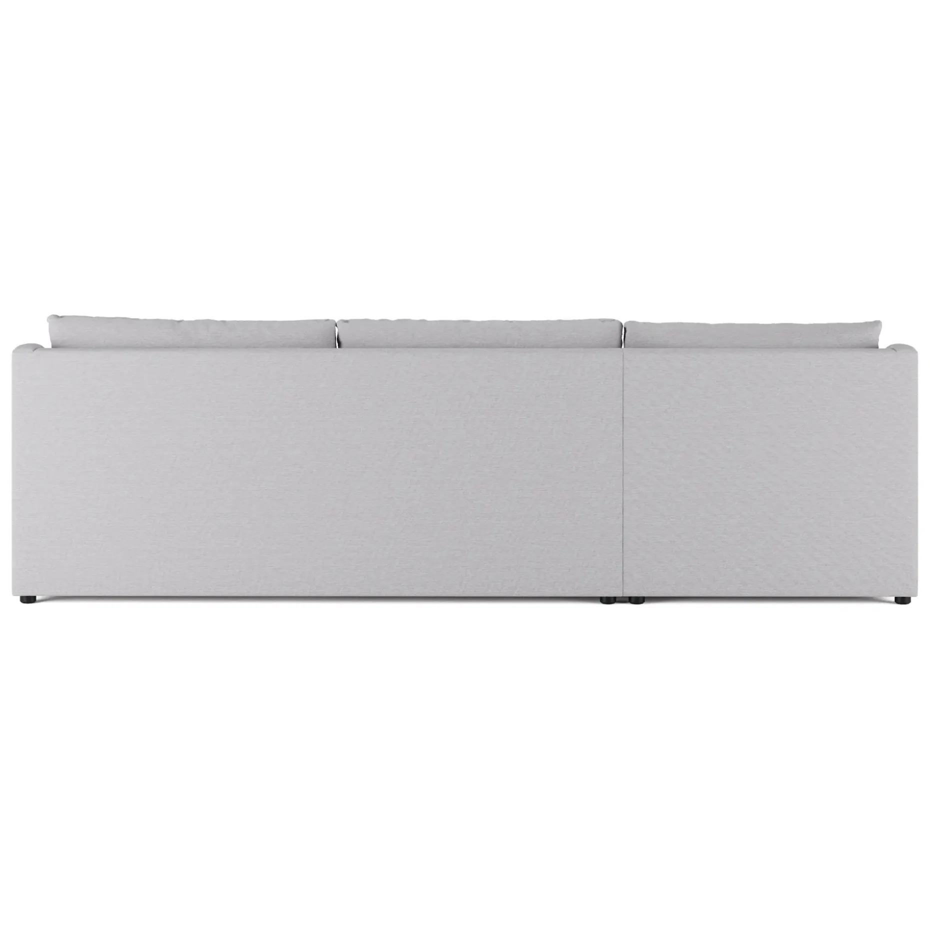 Landry 109" Left Storage Sleeper Sectional - Silver Ivory
