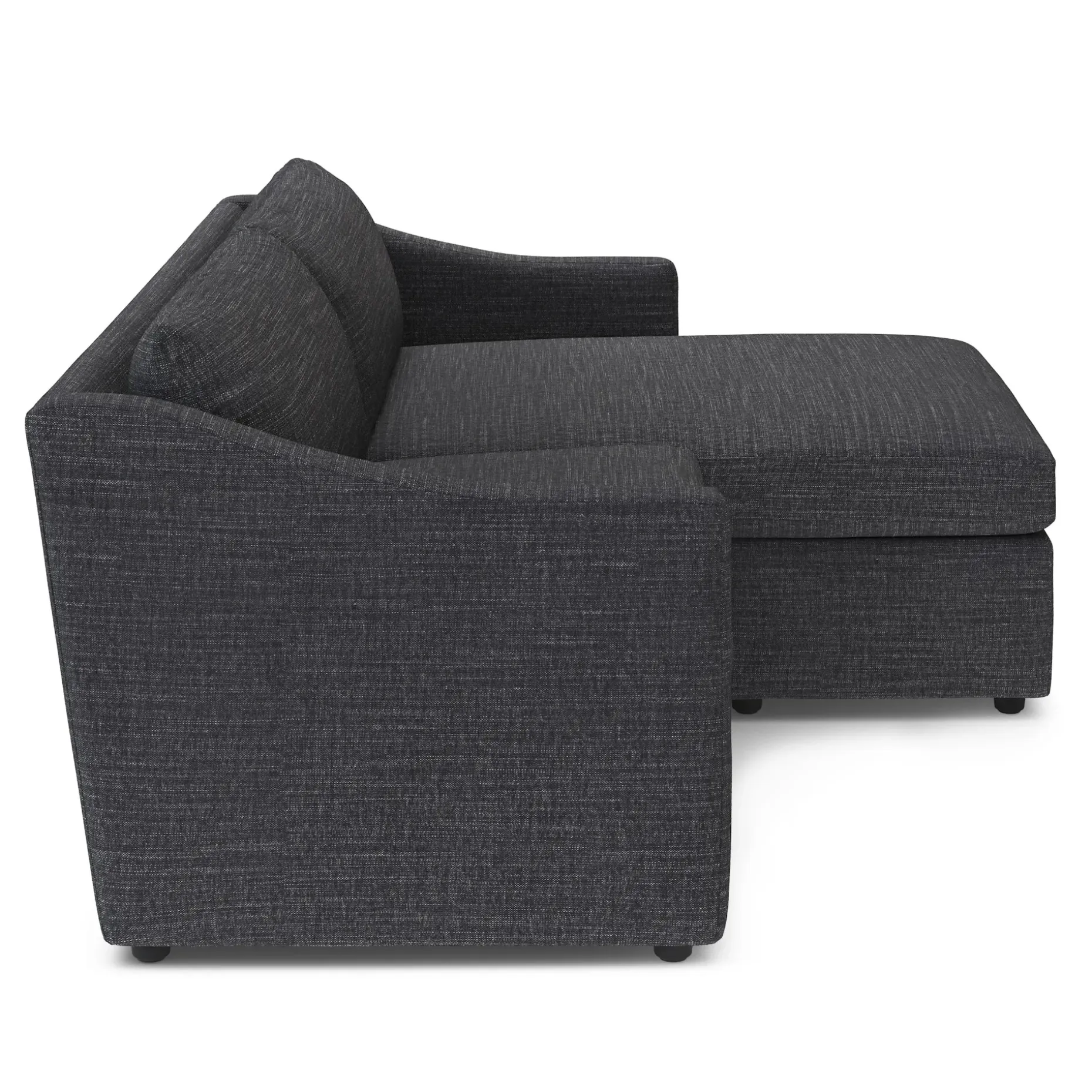Landry 84.5" Reversible Storage Sectional - Napa Charcoal
