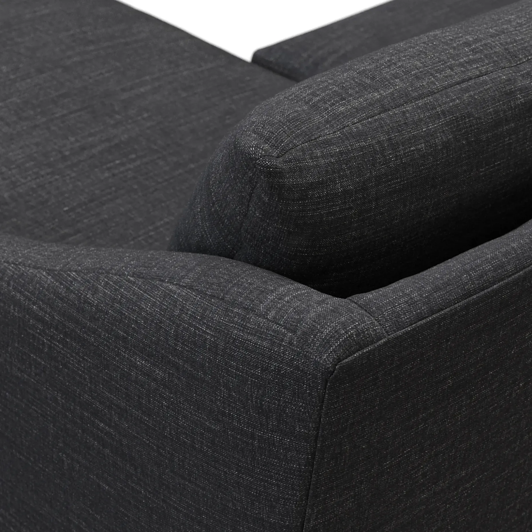 Landry 84.5" Reversible Storage Sectional - Napa Charcoal