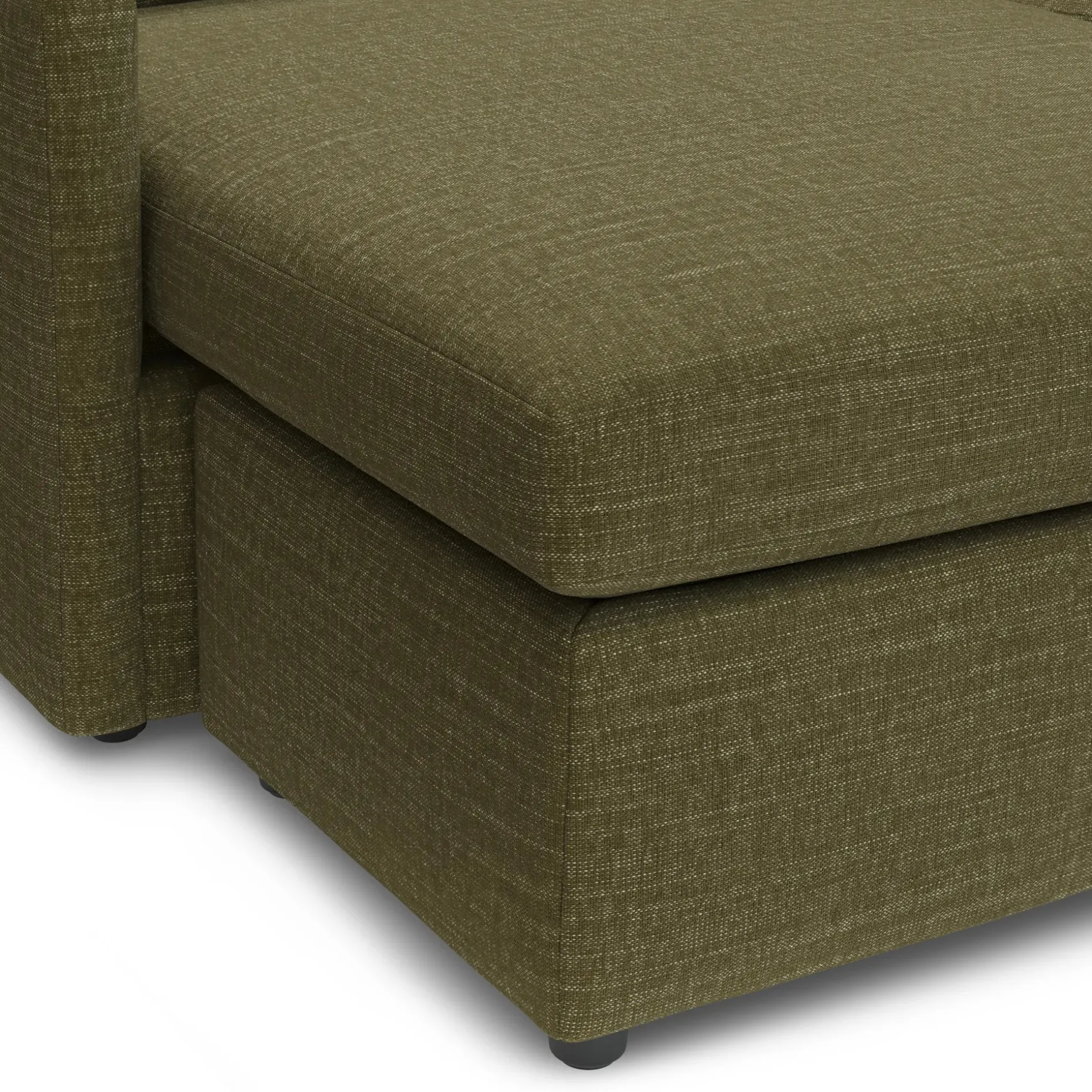 Landry 84.5" Reversible Storage Sectional - Napa Moss