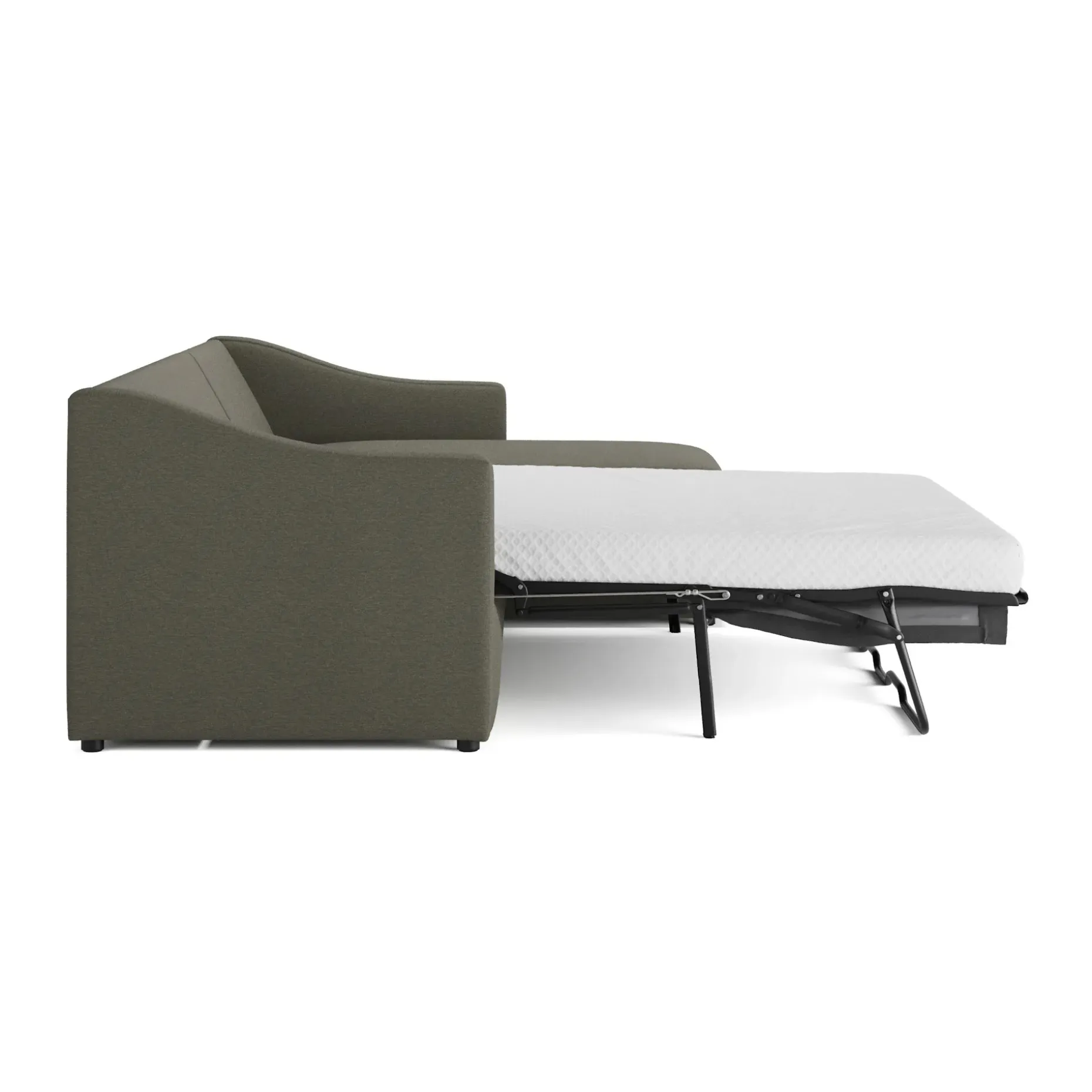 Landry 109" Right Storage Sleeper Sectional - Silver Moss