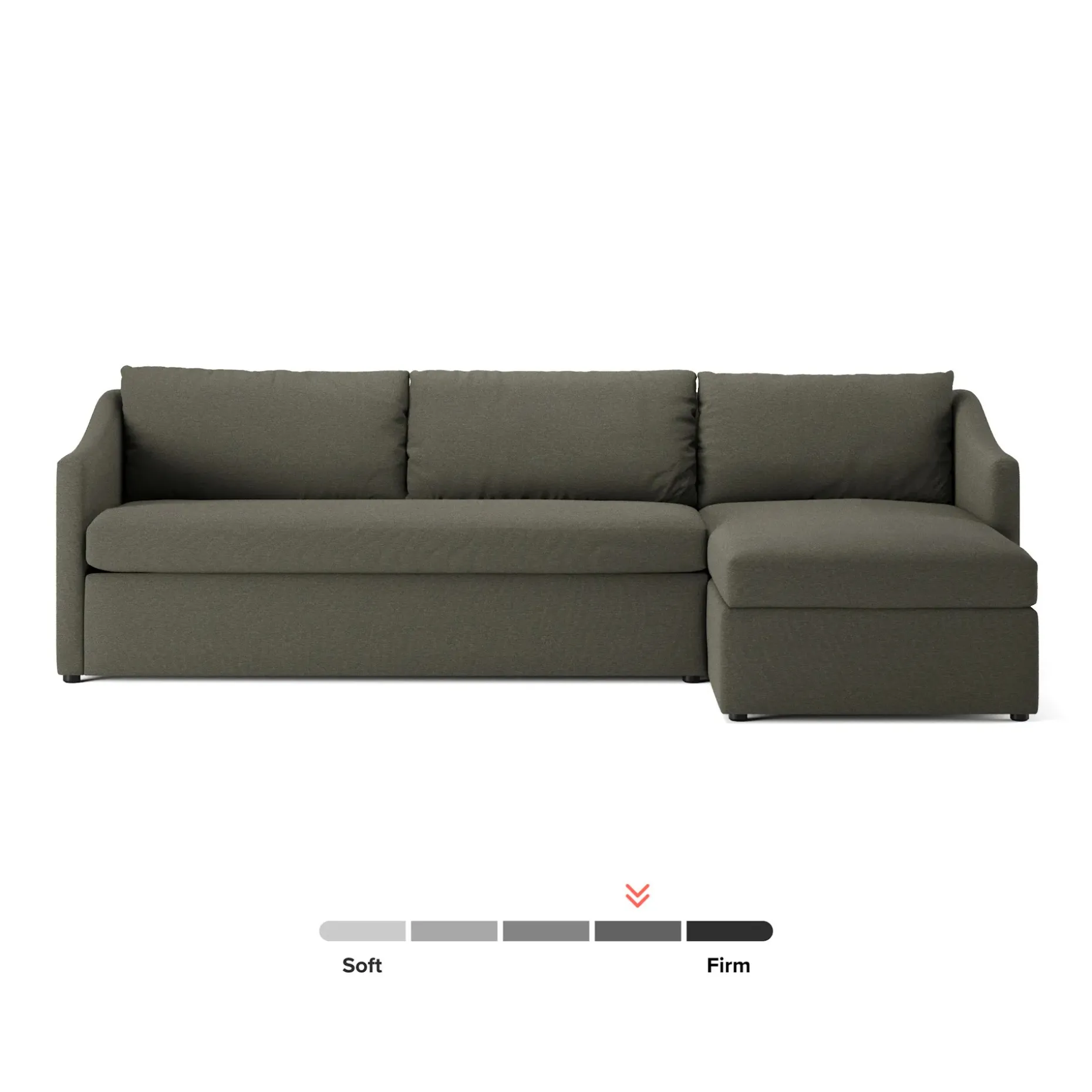 Landry 109" Right Storage Sleeper Sectional - Silver Moss
