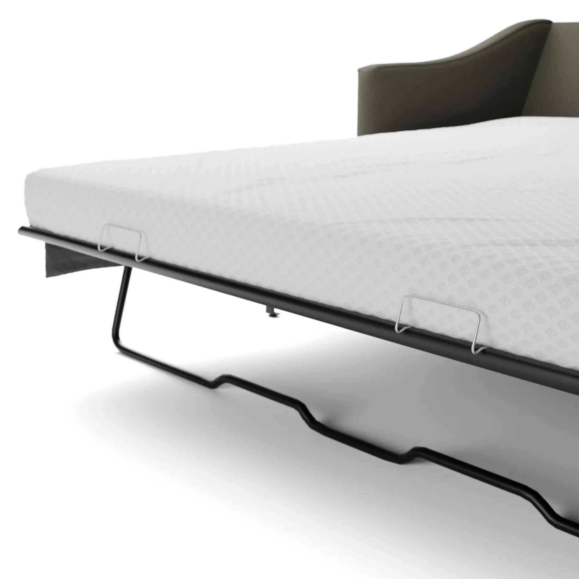 Landry 109" Right Storage Sleeper Sectional - Silver Moss