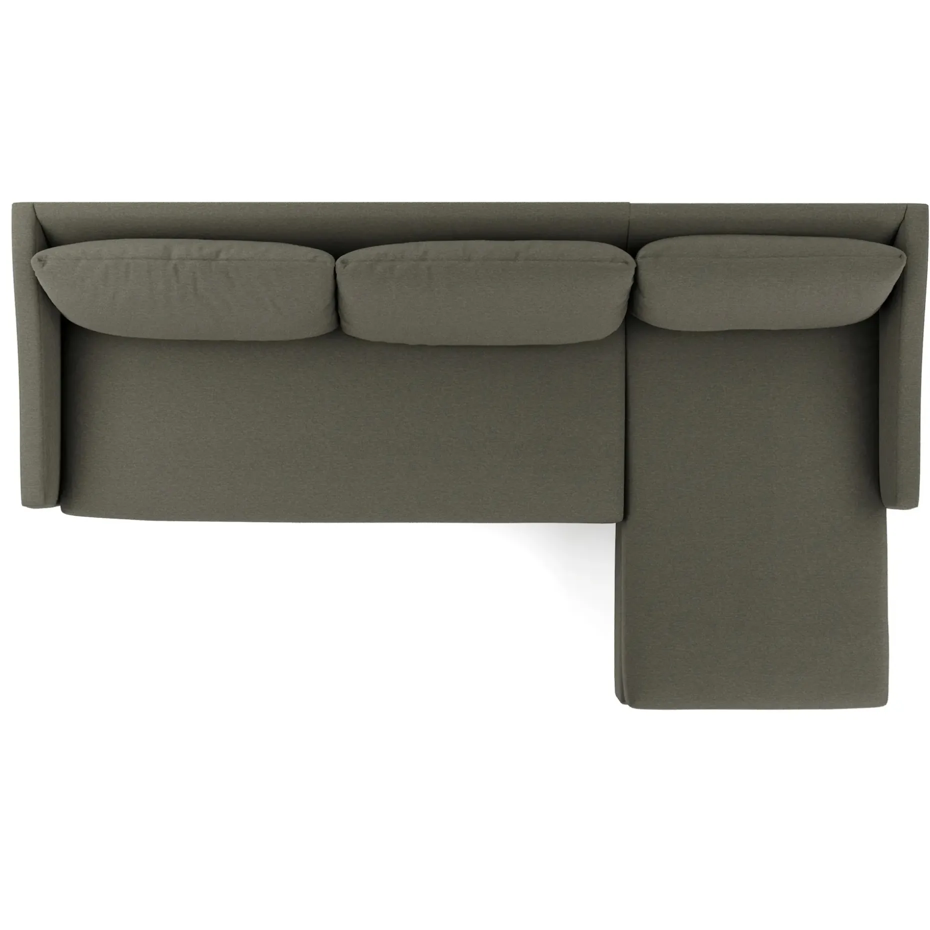 Landry 109" Right Storage Sleeper Sectional - Silver Moss