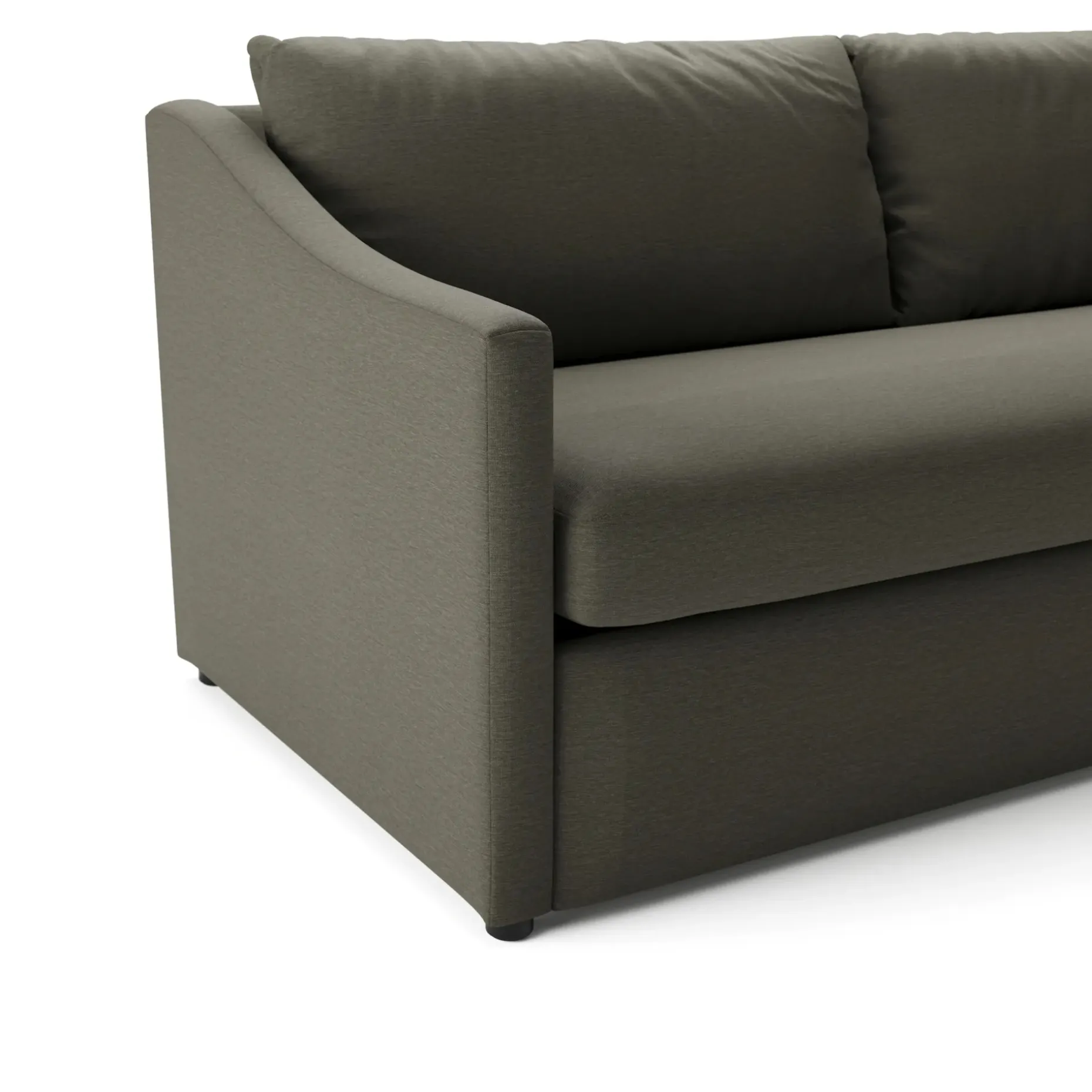 Landry 109" Right Storage Sleeper Sectional - Silver Moss