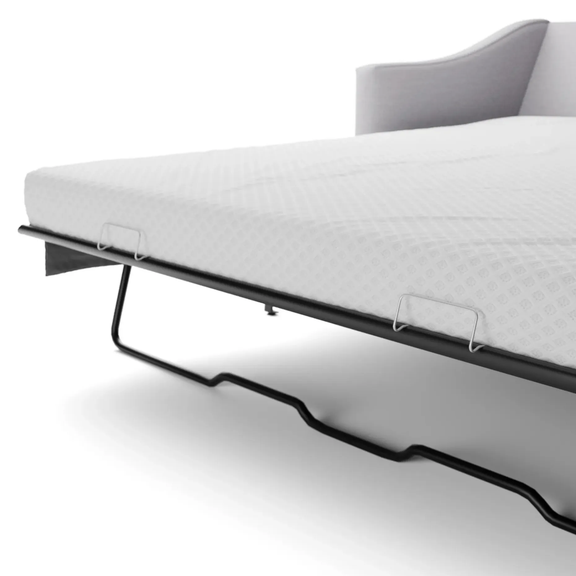 Landry 109" Right Storage Sleeper Sectional - Silver Ivory