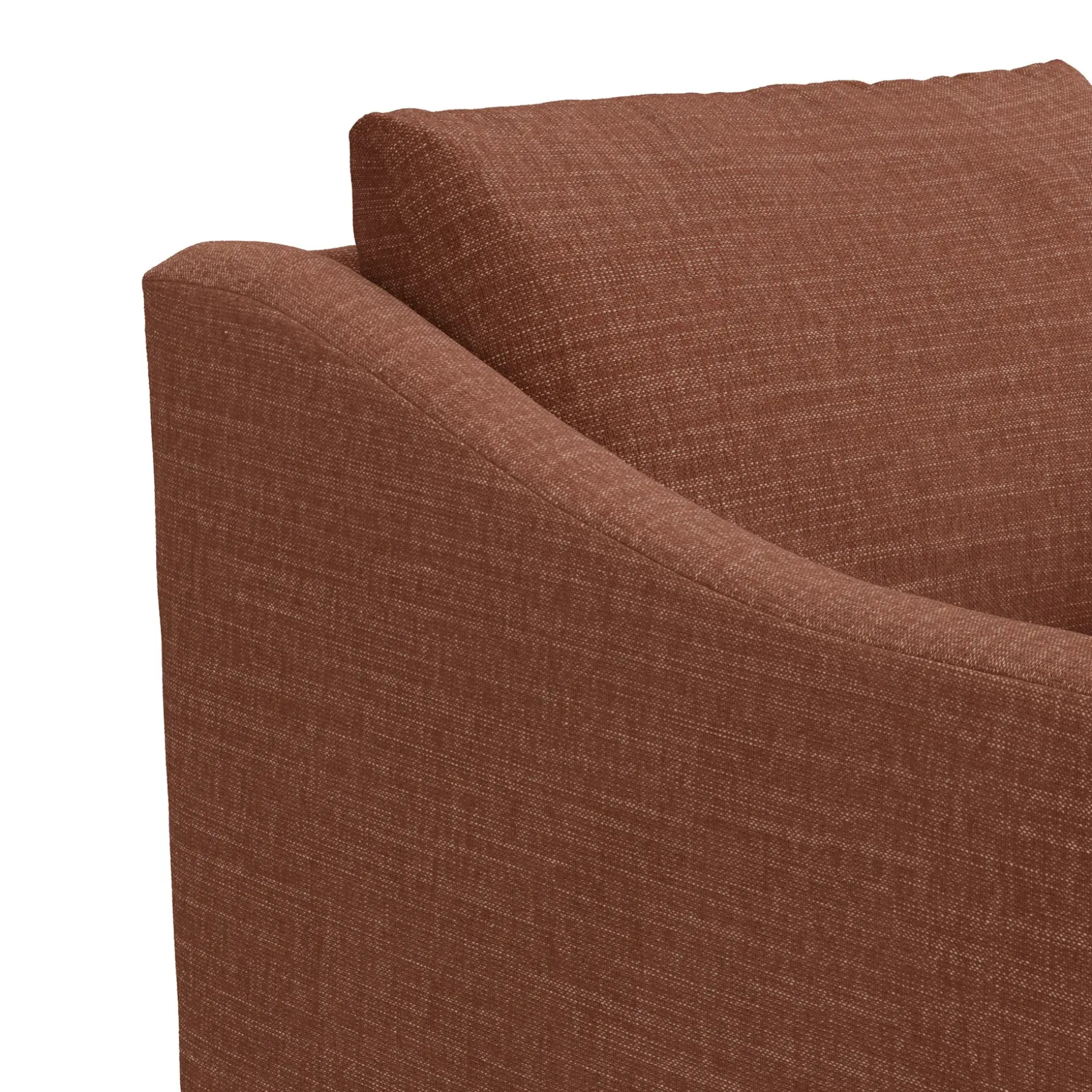 Landry 32.25" Swivel Lounge Chair - Napa Rust