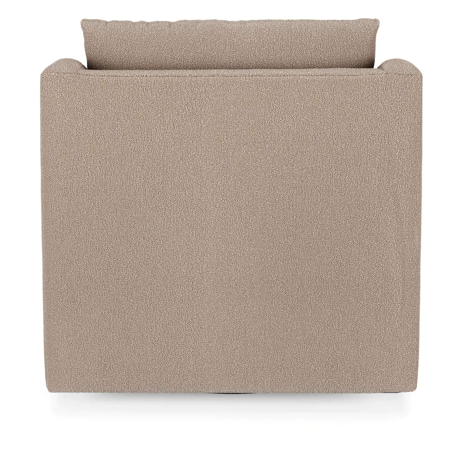 Landry 32.25" Swivel Lounge Chair - Sandstone Wool Bouclé