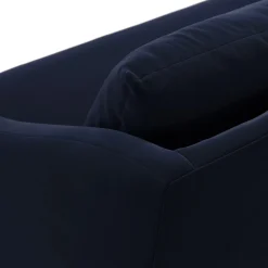Landry 91" Velvet Corner Sectional - Hale Ink