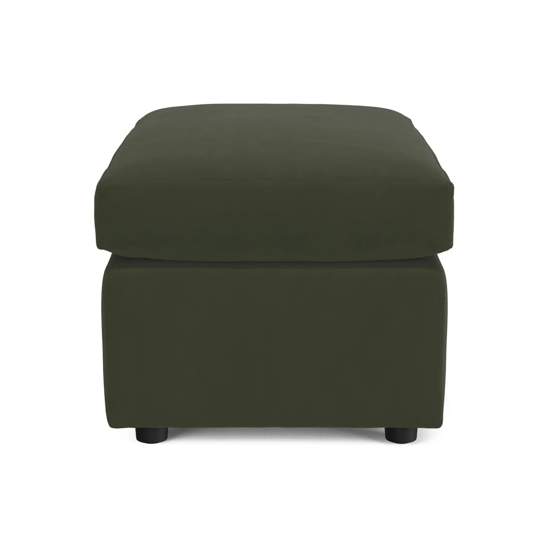 Landry 28" Velvet Ottoman - Hale Fir Green
