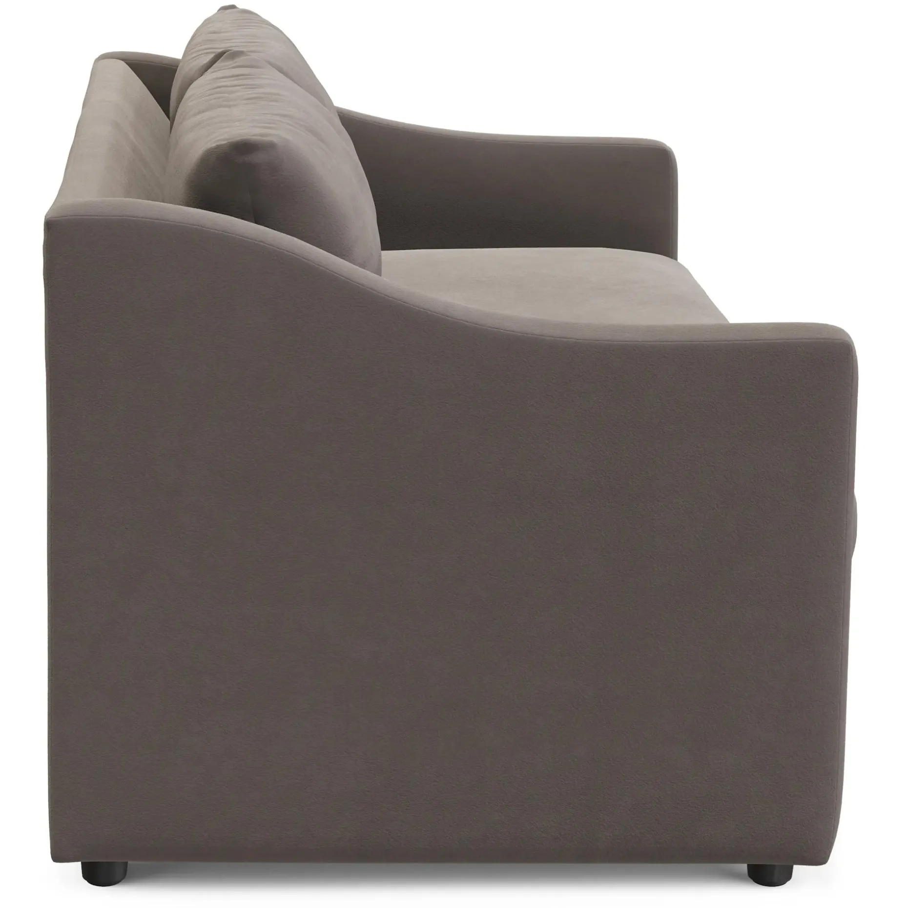 Landry 84.5" Velvet Sofa Bed - Hale Warm Gray