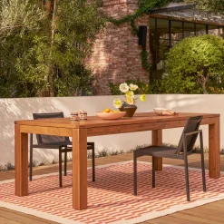Lecano 8 x 10 Indoor/Outdoor Rug - Checkered Rust