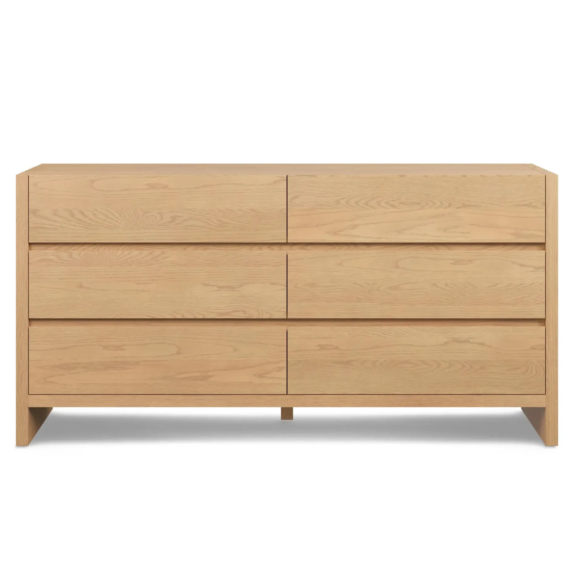 Leif 6-Drawer Double Dresser - White Oak