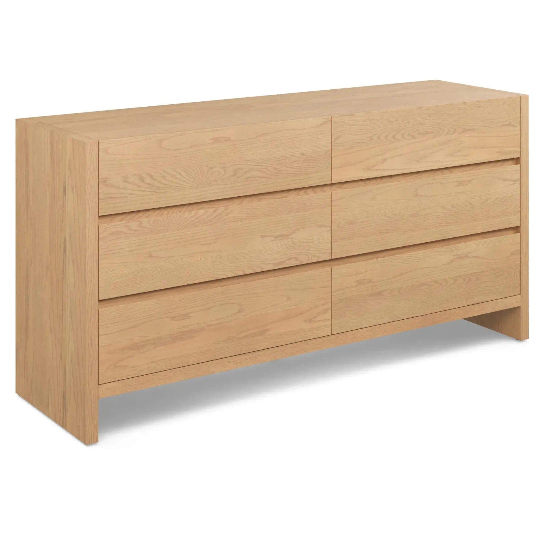 Leif 6-Drawer Double Dresser - White Oak