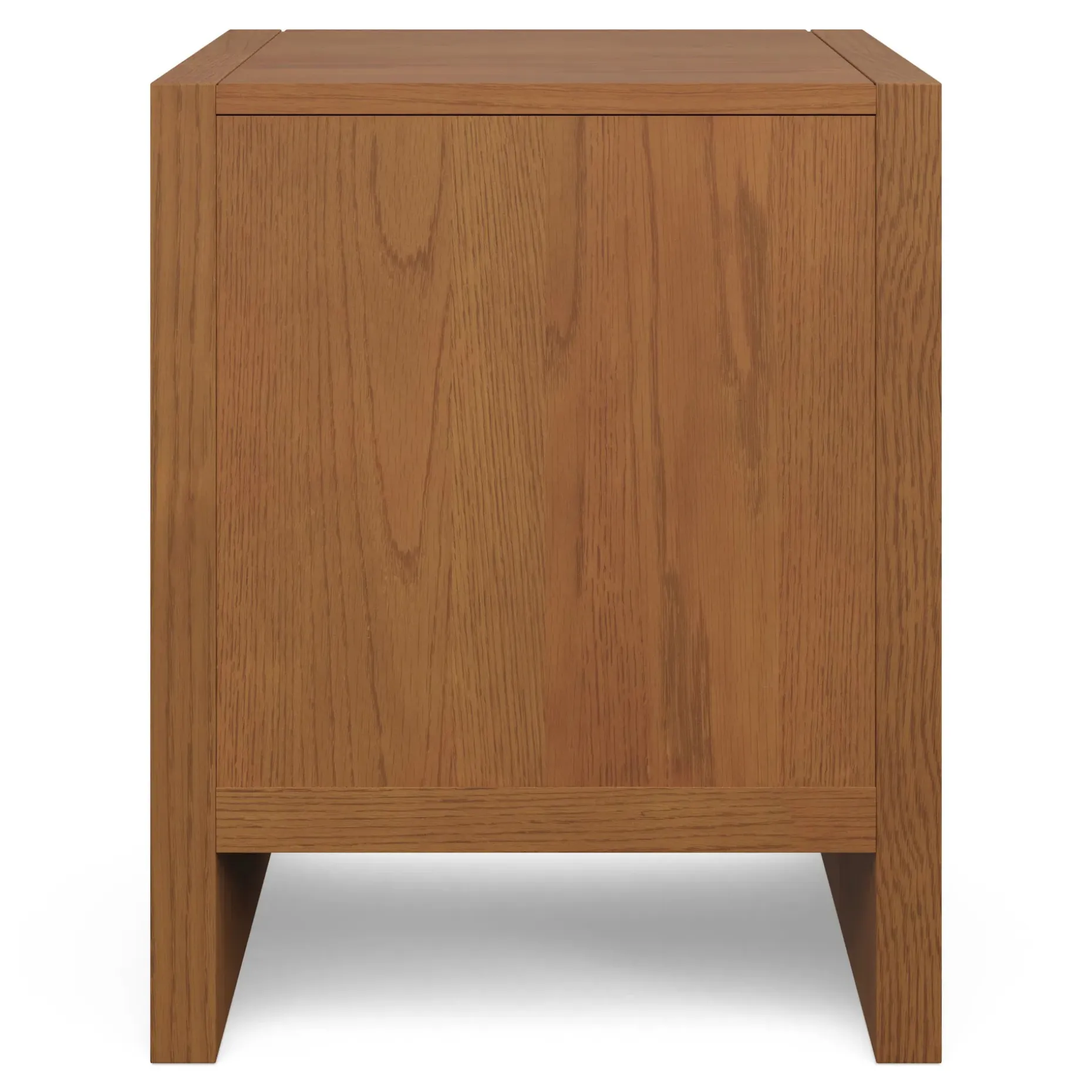 Leif 2-Drawer Nightstand - Smoked Oak