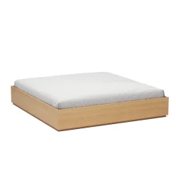 Leif King Platform Bed - White Oak