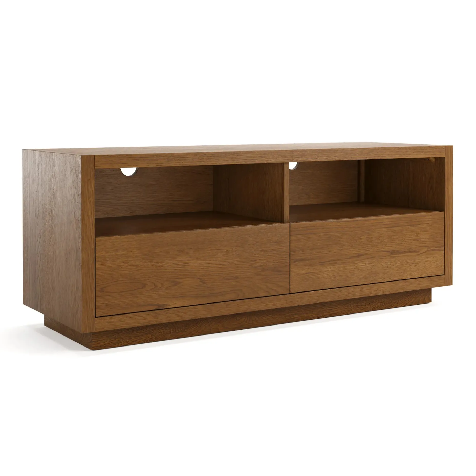 Leif 54" Media Unit - Smoked Oak