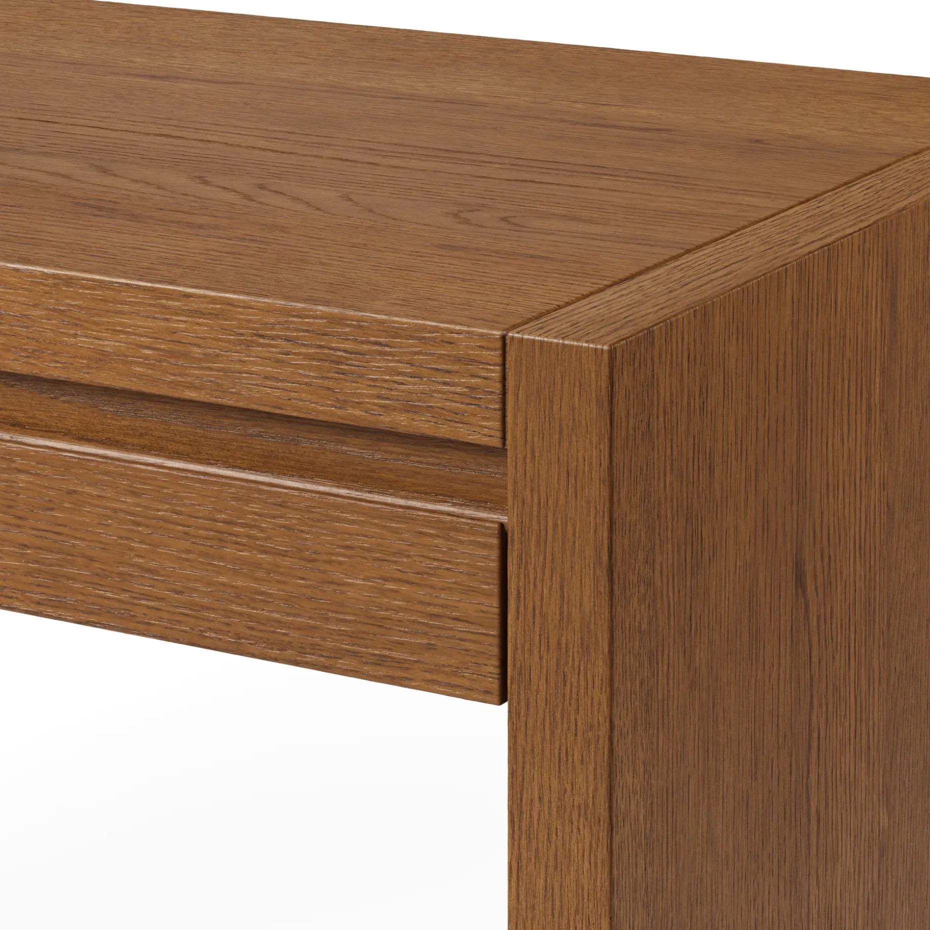 Leif 50" Modular Desk - Smoked Oak