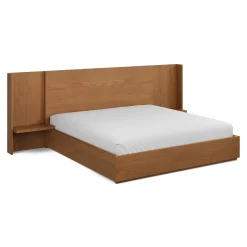 Leif Nightstand Extension Set - Smoked Oak