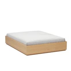 Leif Queen Platform Bed - White Oak
