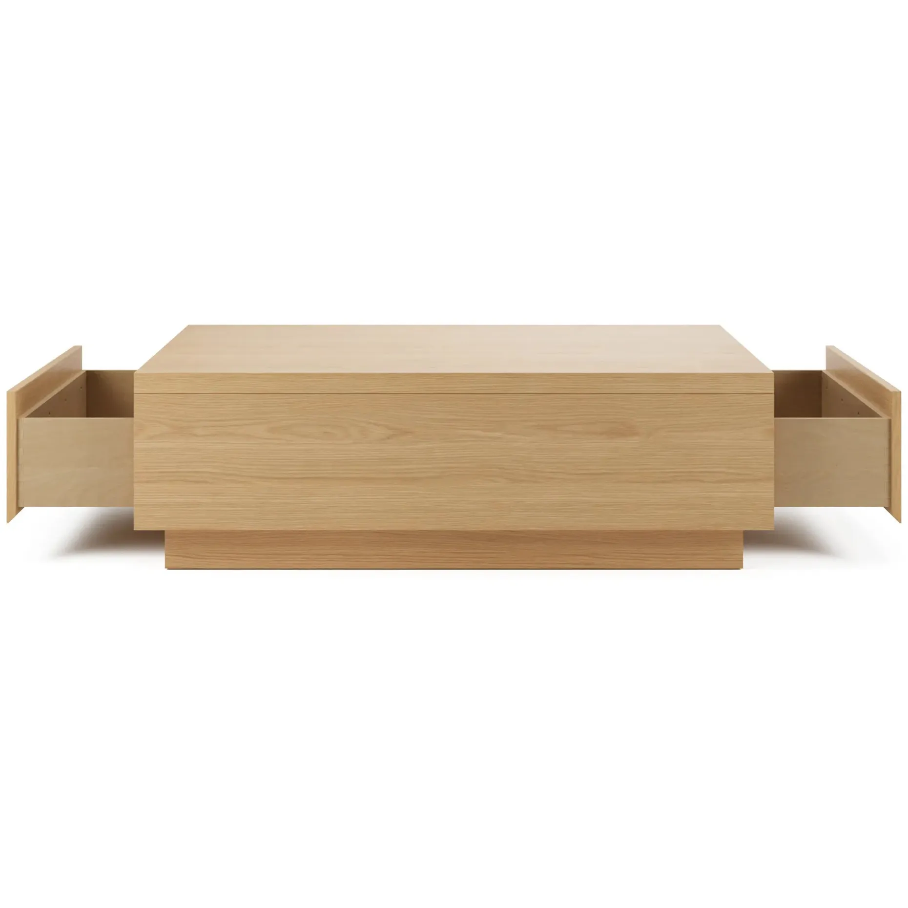 Leif 47" Storage Coffee Table - White Oak