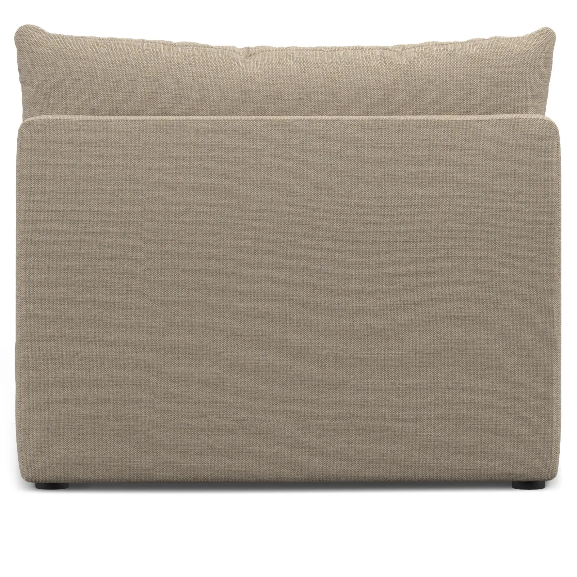 Leigh 39.5" Armless Chair Module - Silver Taupe