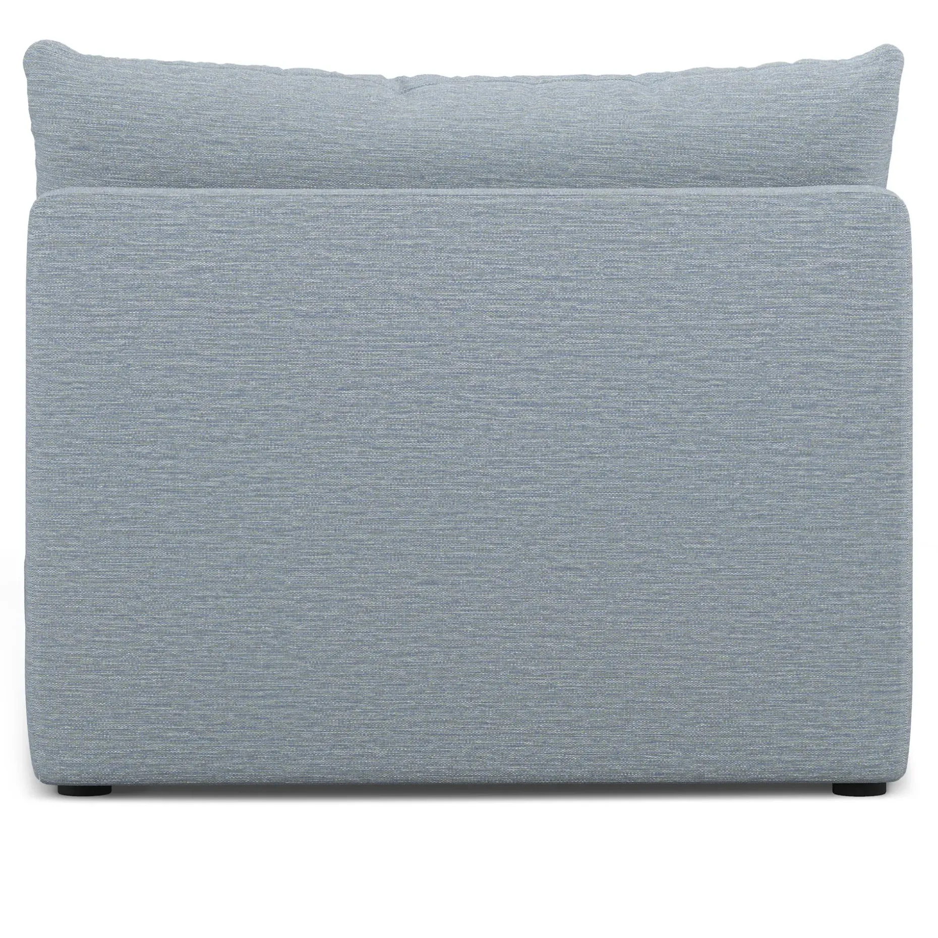 Leigh 39.5" Armless Chair Module - Silver Light Blue