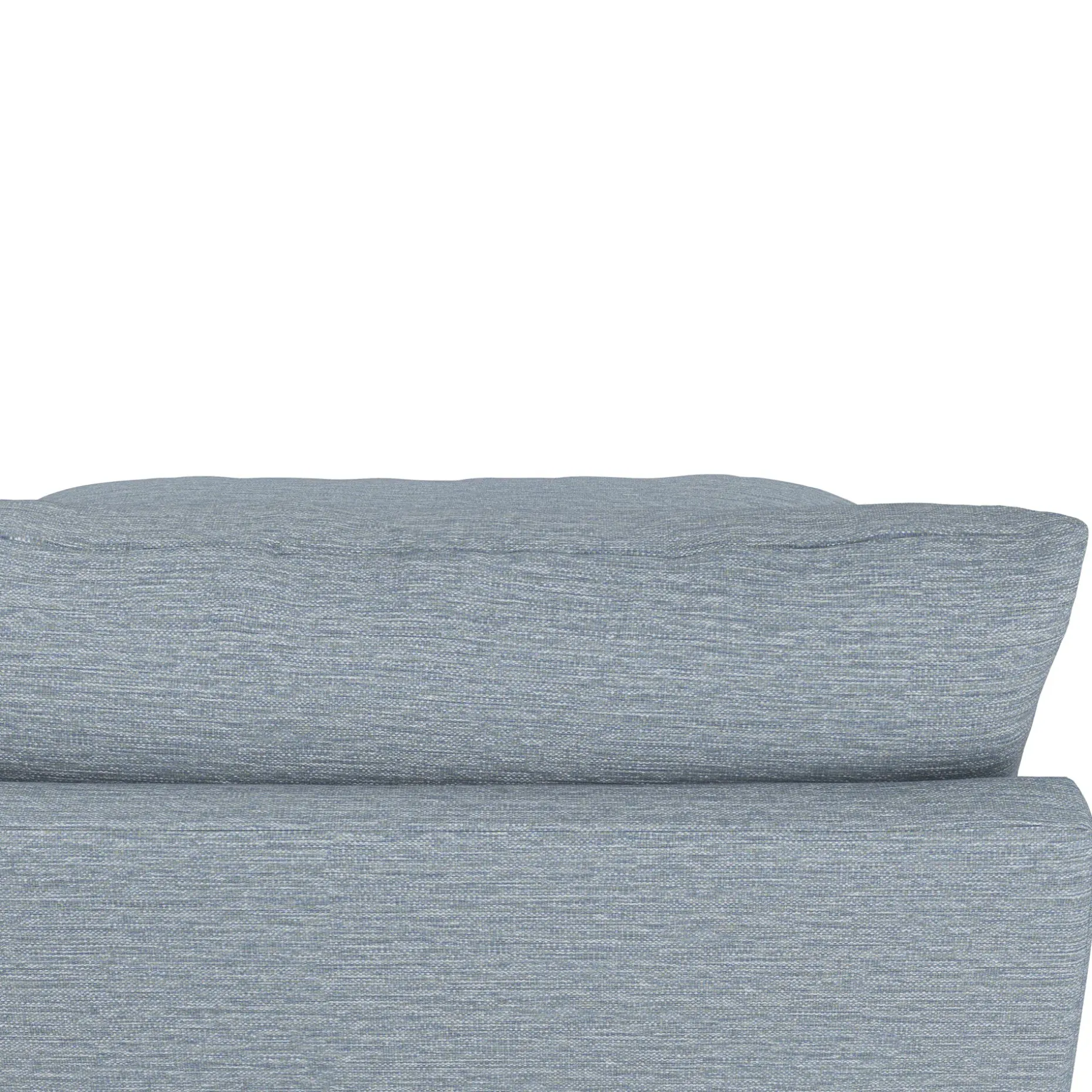 Leigh 79" Armless Modular Sofa - Silver Light Blue