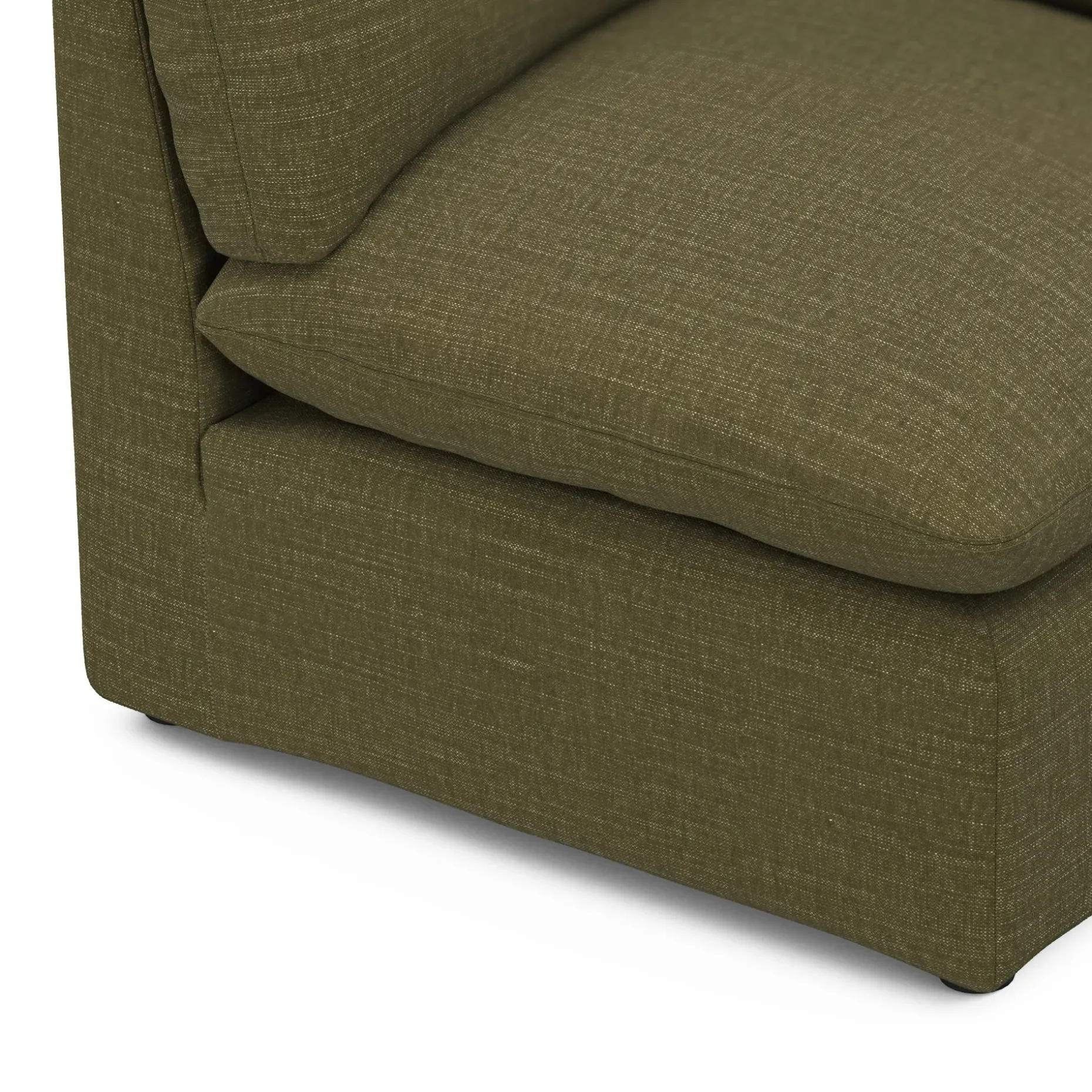 Leigh 41" Corner Chair Module - Napa Moss