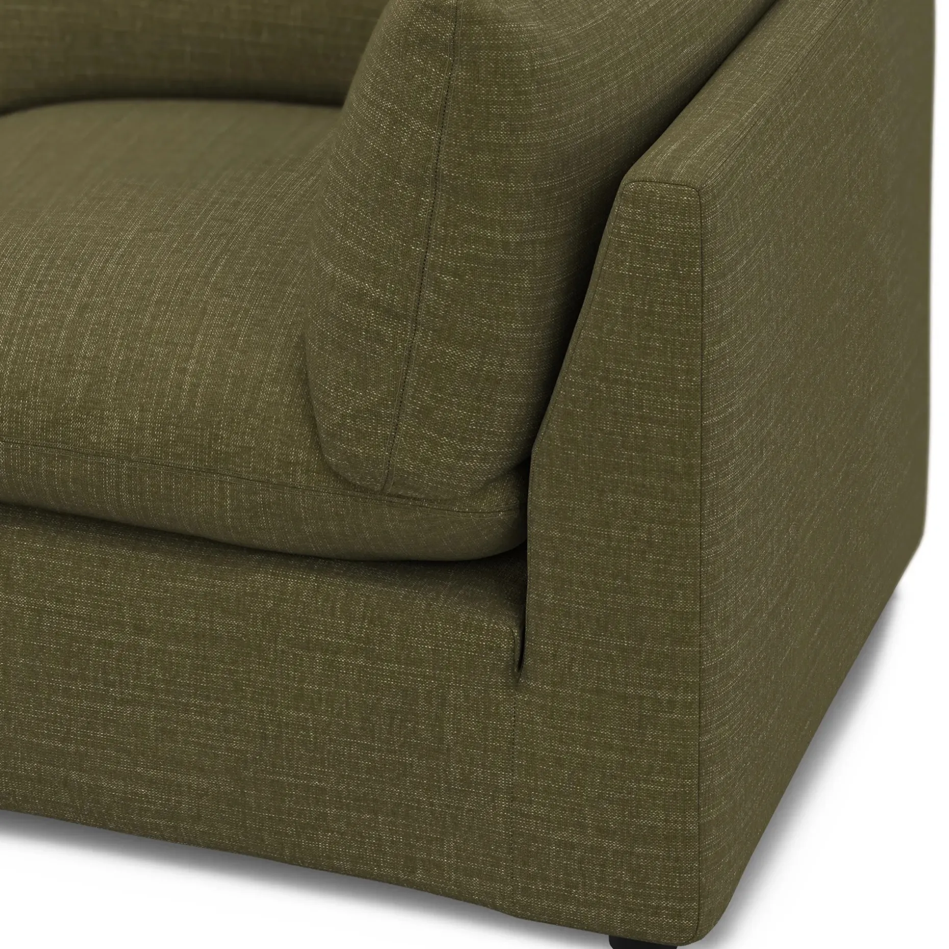 Leigh 41" Corner Chair Module - Napa Moss
