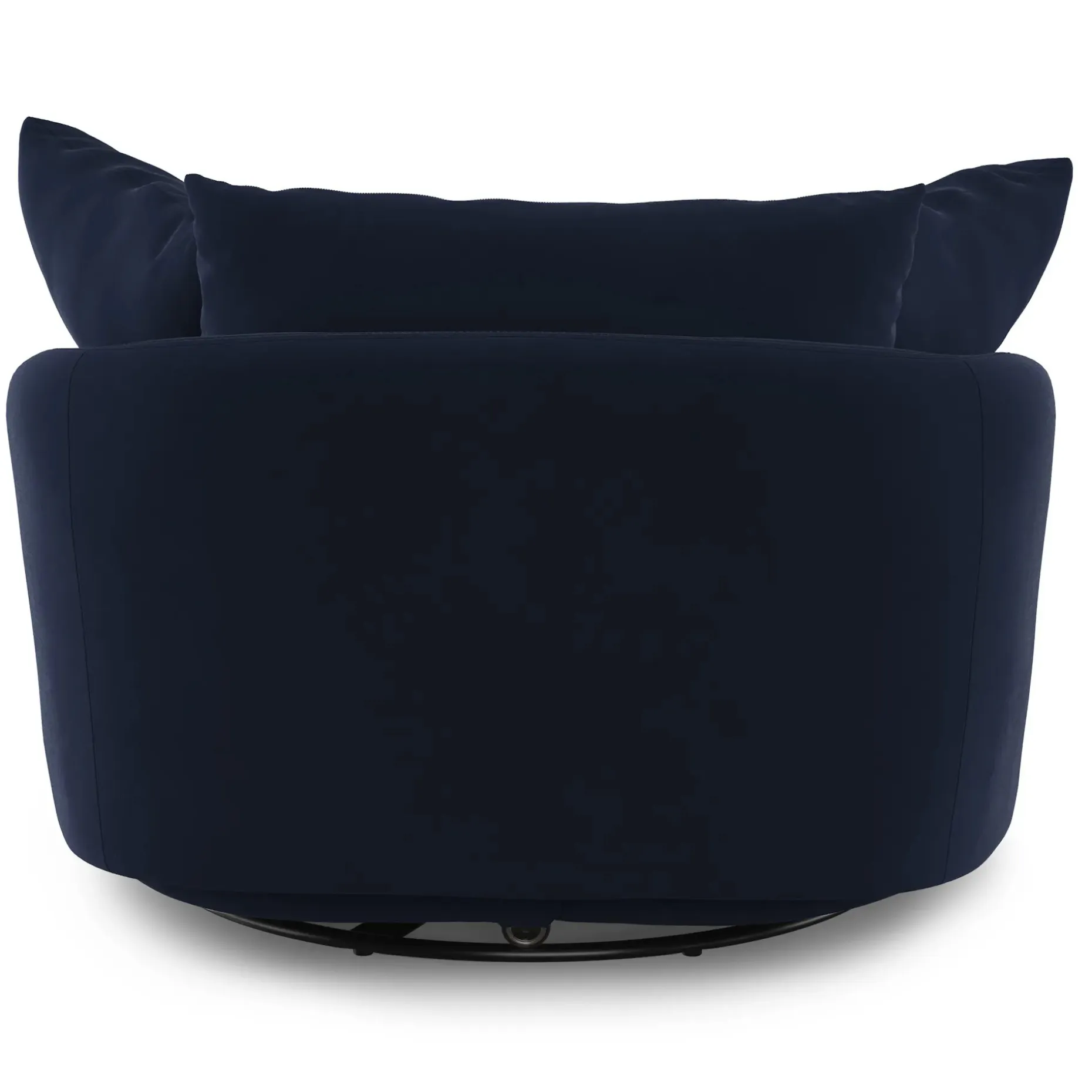 Leigh 47" Grand Velvet Swivel Lounge Chair - Hale Ink