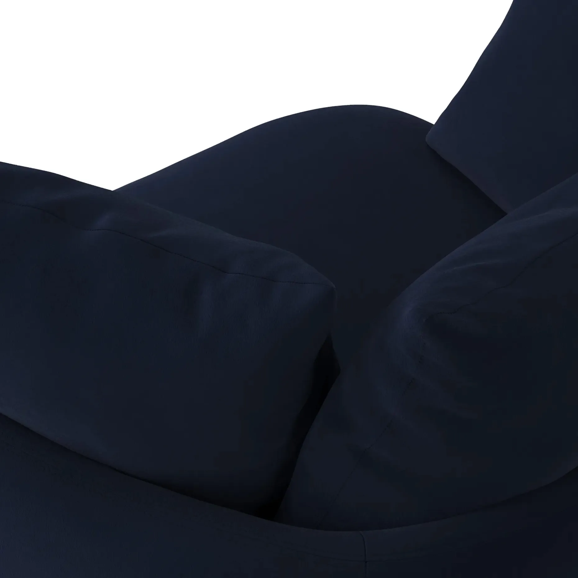 Leigh 47" Grand Velvet Swivel Lounge Chair - Hale Ink