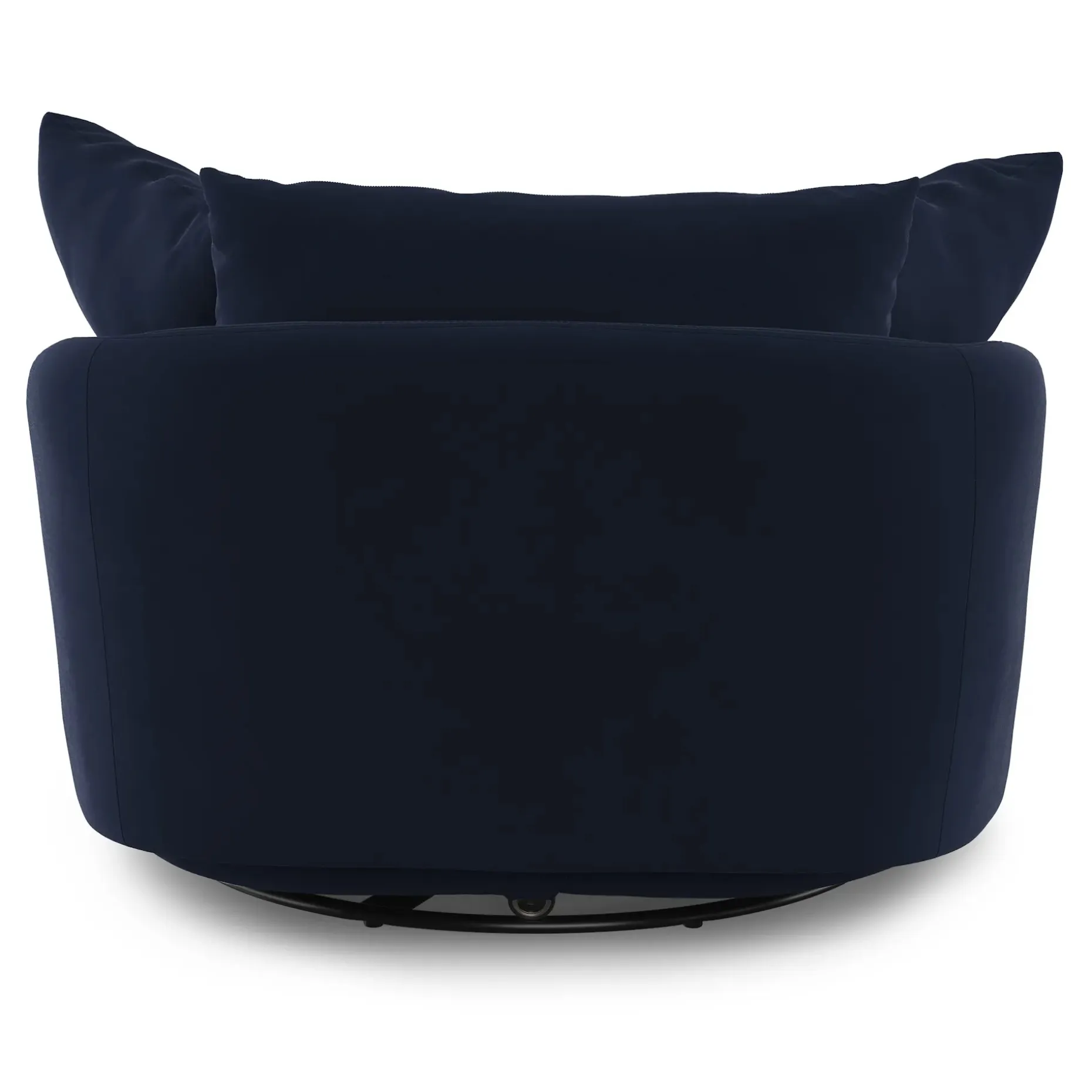 Leigh 47" Grand Velvet Swivel Lounge Chair - Hale Ink