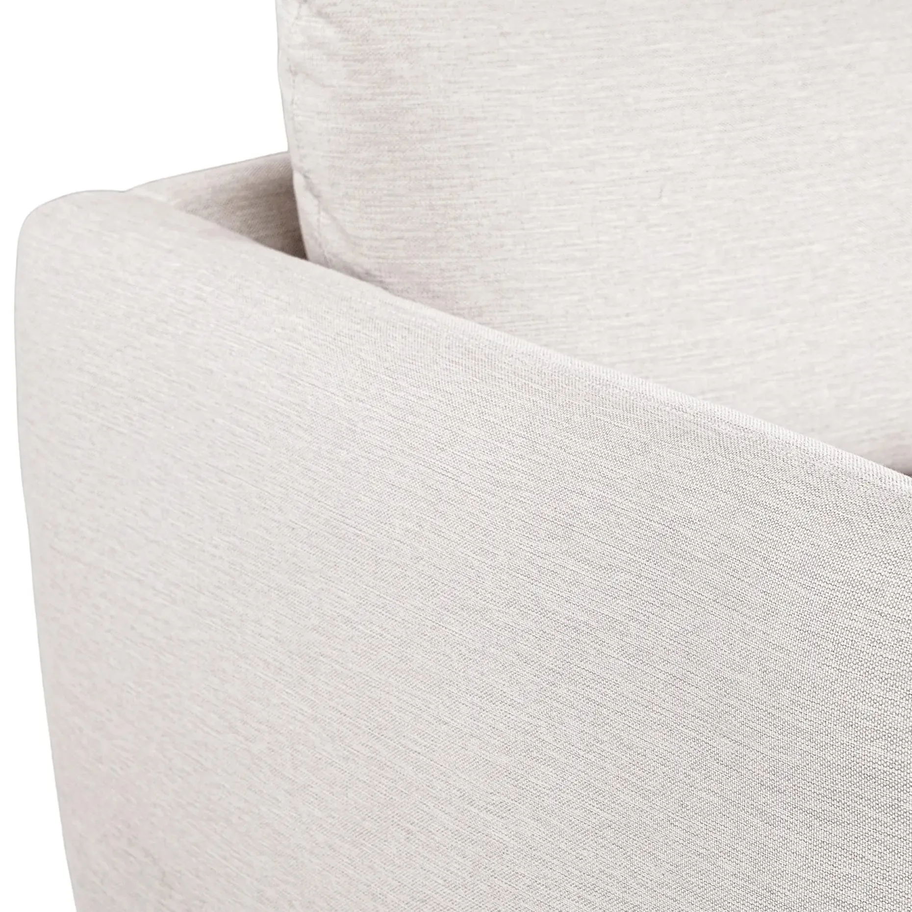 Leigh 46" Left Arm Module - Silver Ivory