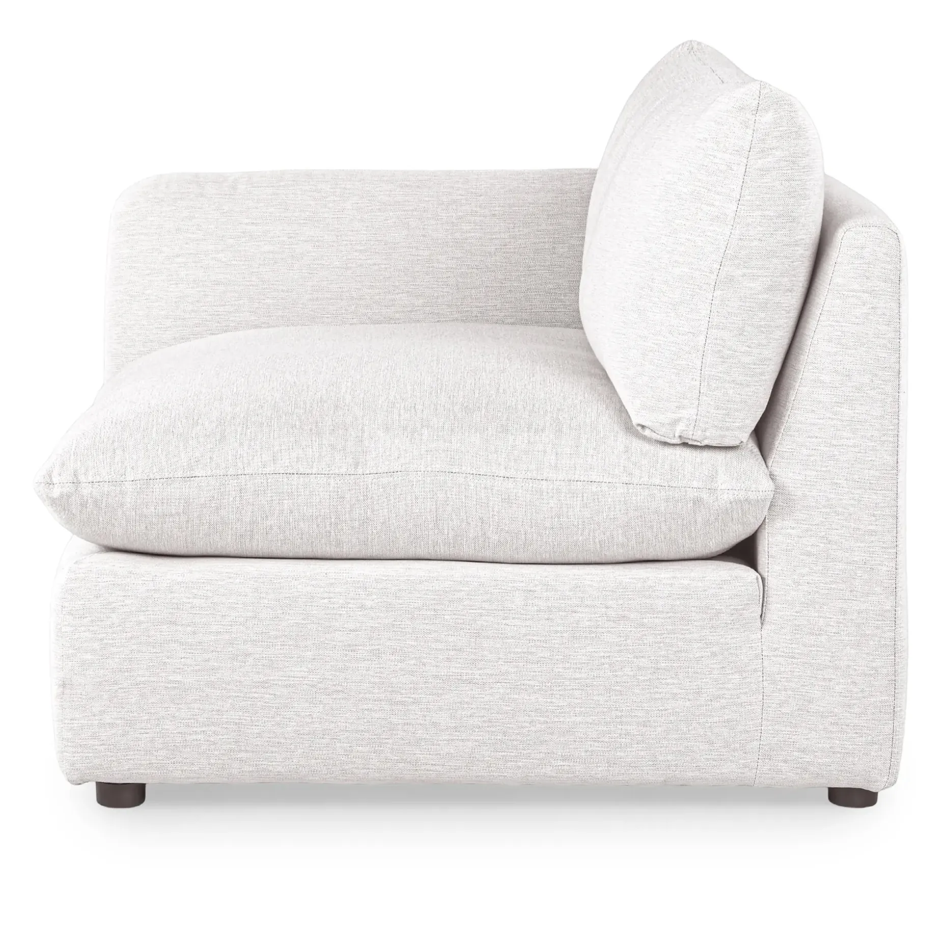 Leigh 46" Left Arm Module - Silver Ivory