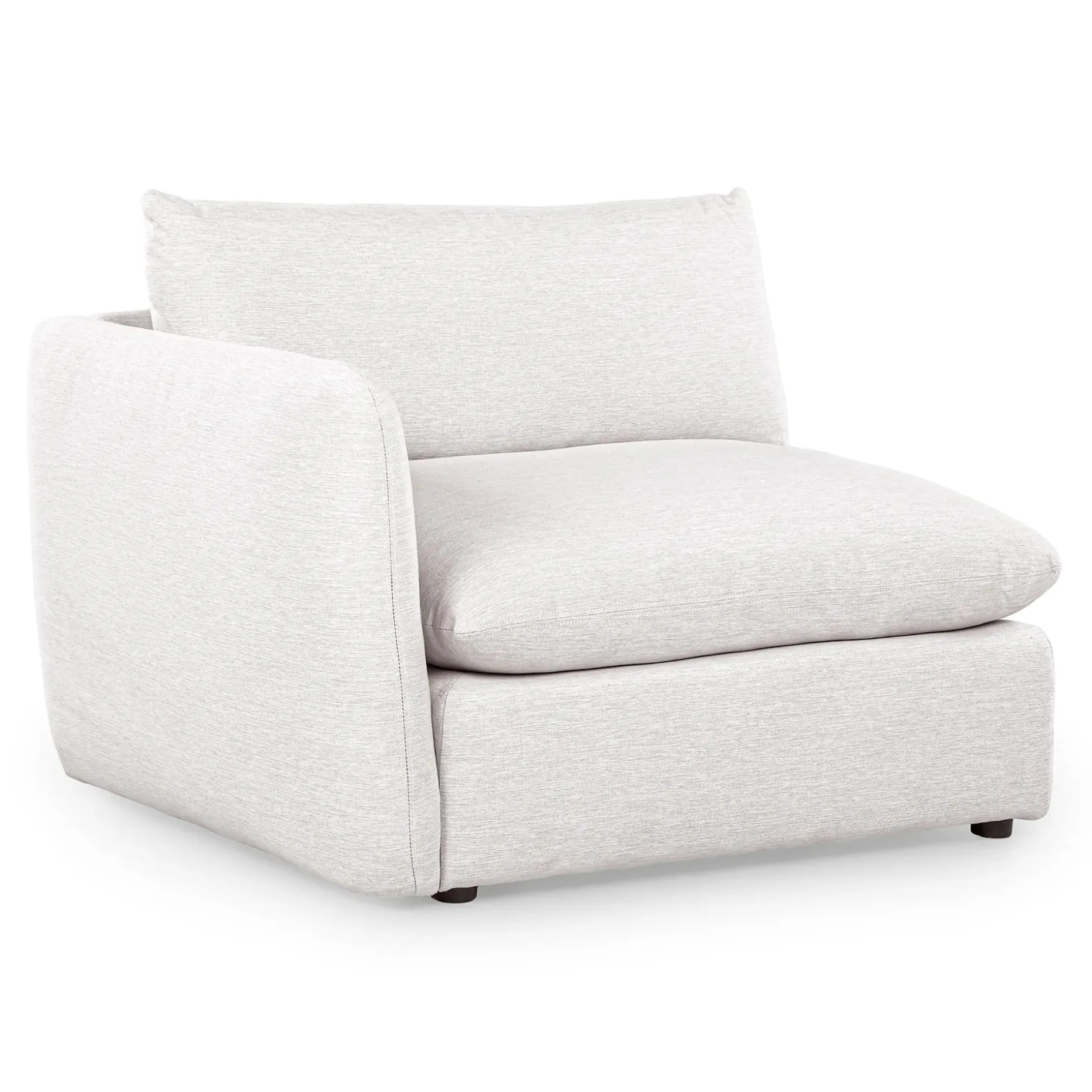 Leigh 46" Left Arm Module - Silver Ivory