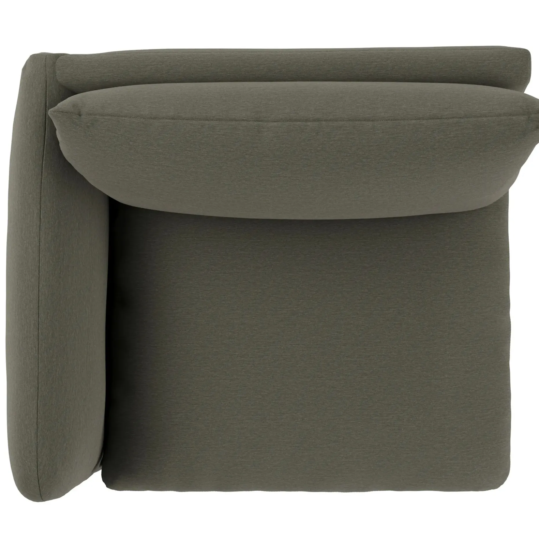 Leigh 46" Left Arm Module - Silver Moss