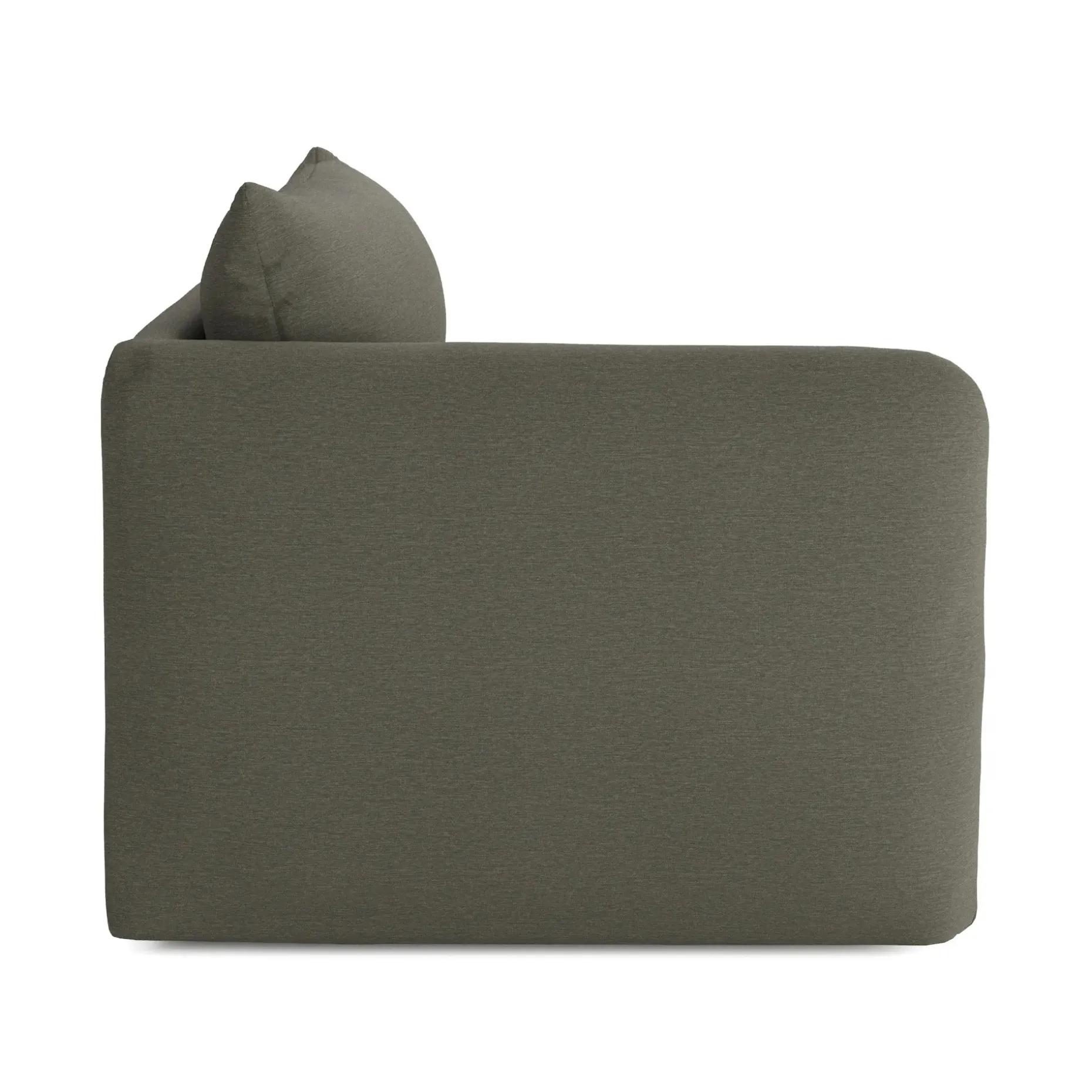 Leigh 46" Left Arm Module - Silver Moss