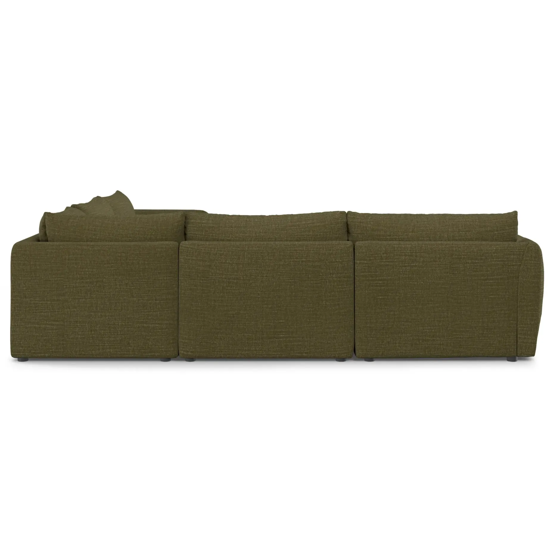 Leigh 126" Modular Corner Sectional - Napa Moss
