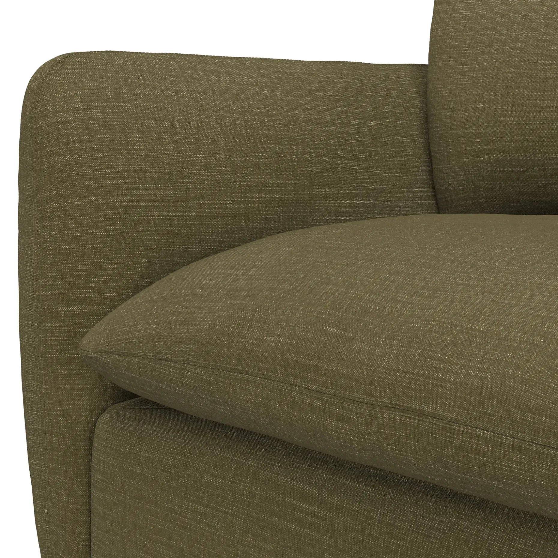 Leigh 126" Modular Corner Sectional - Napa Moss
