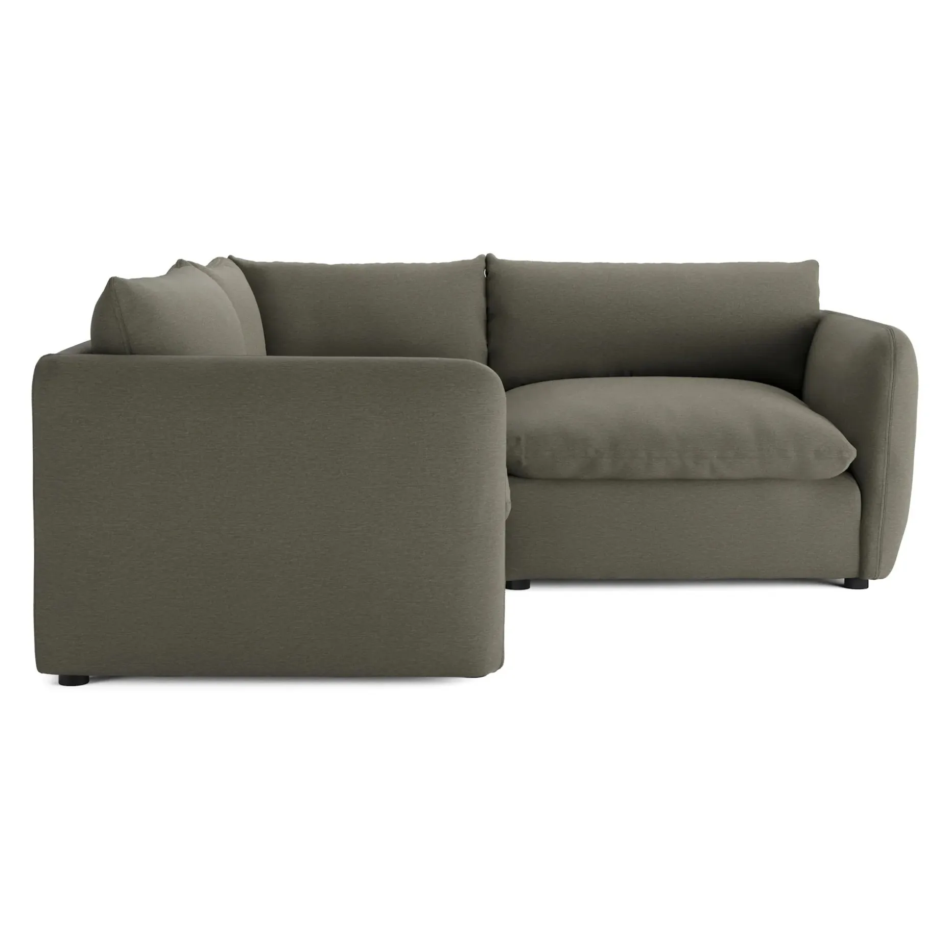 Leigh 87" Modular Corner Sectional - Silver Moss